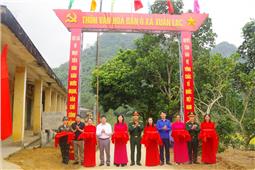 Bộ CHQS tỉnh Bắc Kạn chung sức xây dựng nông thôn mới